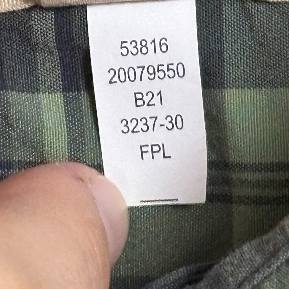 Duluth Shirt XL Green Plaid Nylon Long Sleeve Untucked Outdoor Work Hiking - Picture 4 of 9